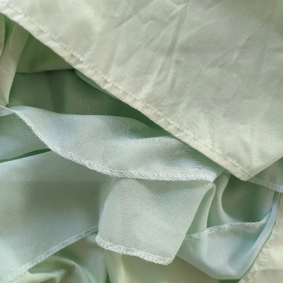 Shein Solid V-neck Smock Dress - Picture 5 of 7